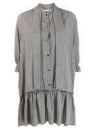 See By Chloé Ascot Tie Shirt Dress - Black