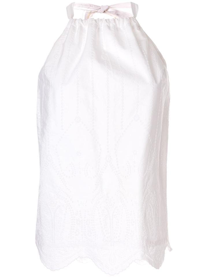 Sir. Delilah Halter Top - White