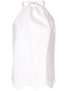 Sir. Delilah Halter Top - White