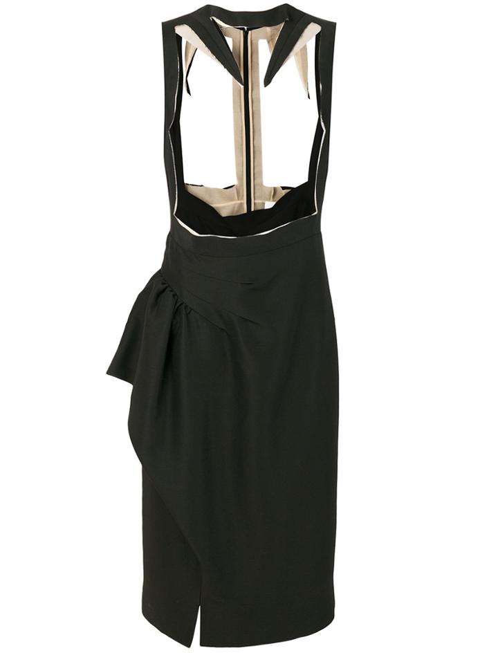 Maison Margiela Cut Out Detail Dress - Black