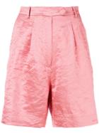 Forte Forte High-waisted Shorts - Pink & Purple
