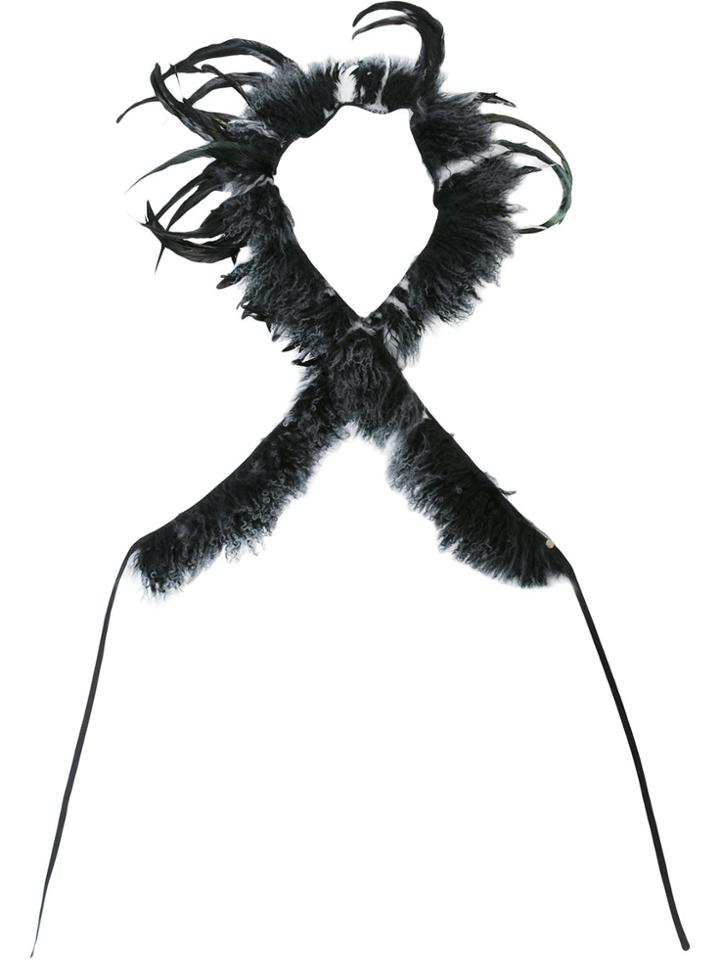 Ann Demeulemeester Feather Scarf - Unavailable