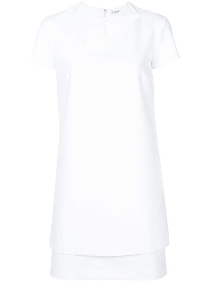 Versace Collection Cut-out Detail Dress - White