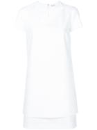 Versace Collection Cut-out Detail Dress - White