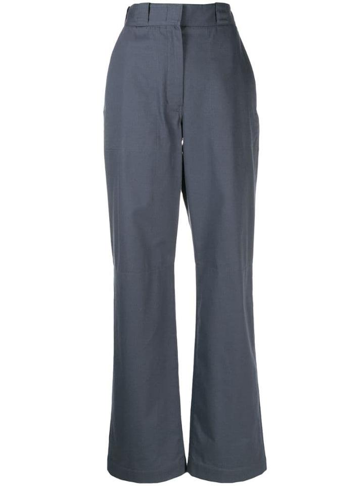 Loewe High Waisted Wide Leg Trousers - Blue