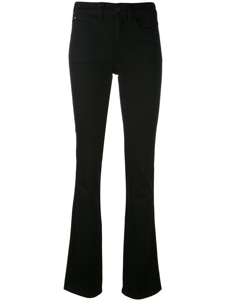 Armani Jeans - Straight-leg Jeans - Women - Cotton/polyester/spandex/elastane - 26, Black, Cotton/polyester/spandex/elastane
