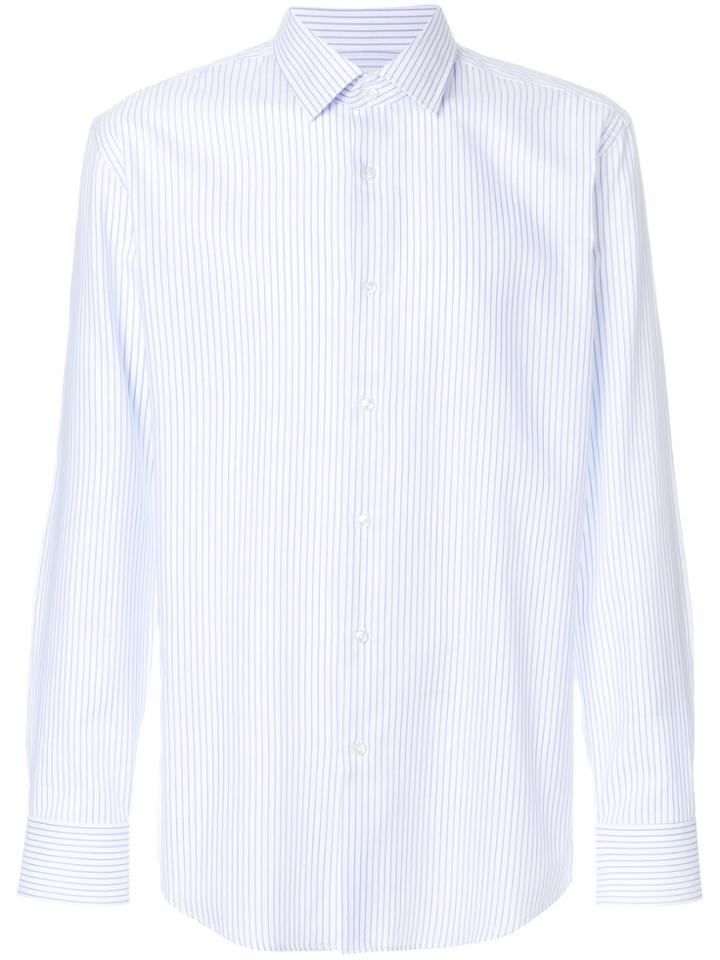 Boss Hugo Boss Pinstriped Shirt - White
