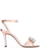 Marc Ellis Embellished Sandals - Metallic