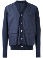 Undercover - Knitted Cardigan - Men - Cotton/wool - 3, Blue, Cotton/wool