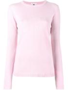 Bella Freud - Je T'aime Jane Jumper - Women - Cashmere - M, Women's, Pink/purple, Cashmere