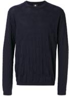 Ps By Paul Smith Jacquard Polka Dot Jumper - Blue