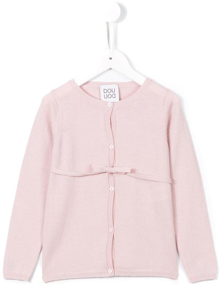 Douuod Kids Crew Neck Cardigan, Girl's, Size: 10 Yrs, Pink/purple