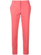 Emporio Armani Slim Cropped Trousers - Pink