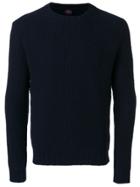 Saint Laurent Striped Knitted Sweater - Black