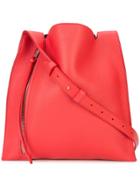 Elena Ghisellini Square Shoulder Bag - Red