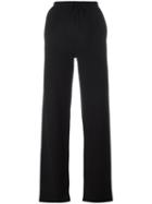 Chinti And Parker Straight Leg Track Pants, Women's, Size: Xs, Black, Cashmere