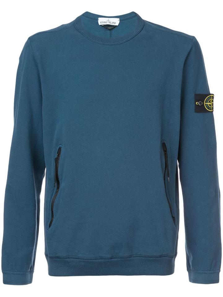Stone Island Stone Island Mo691564438 V0024 Blue Cotton