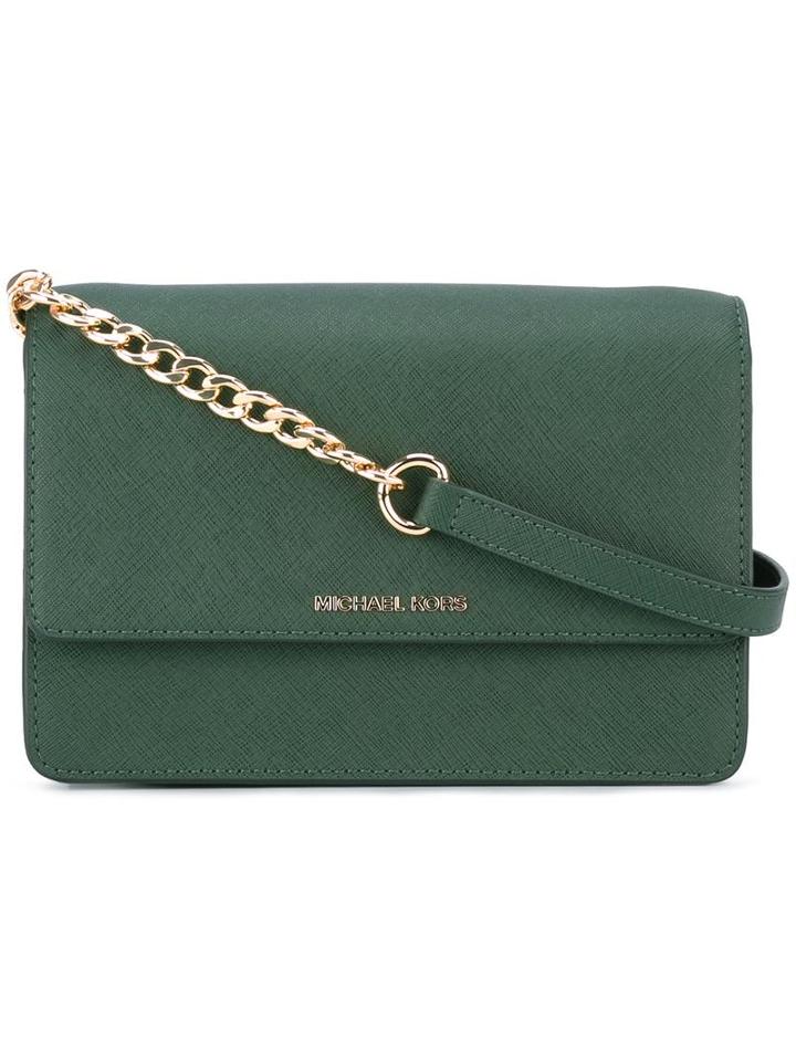 Michael Michael Kors 'daniela' Crossbody Bag, Women's, Green, Leather