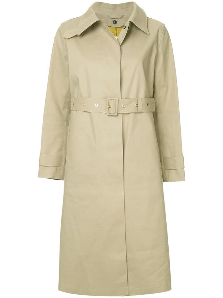 Mackintosh Belted Trench Coat - Brown