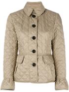 Burberry Quilted Jacket, Women's, Size: Xl, Brown, Polyester/cotton