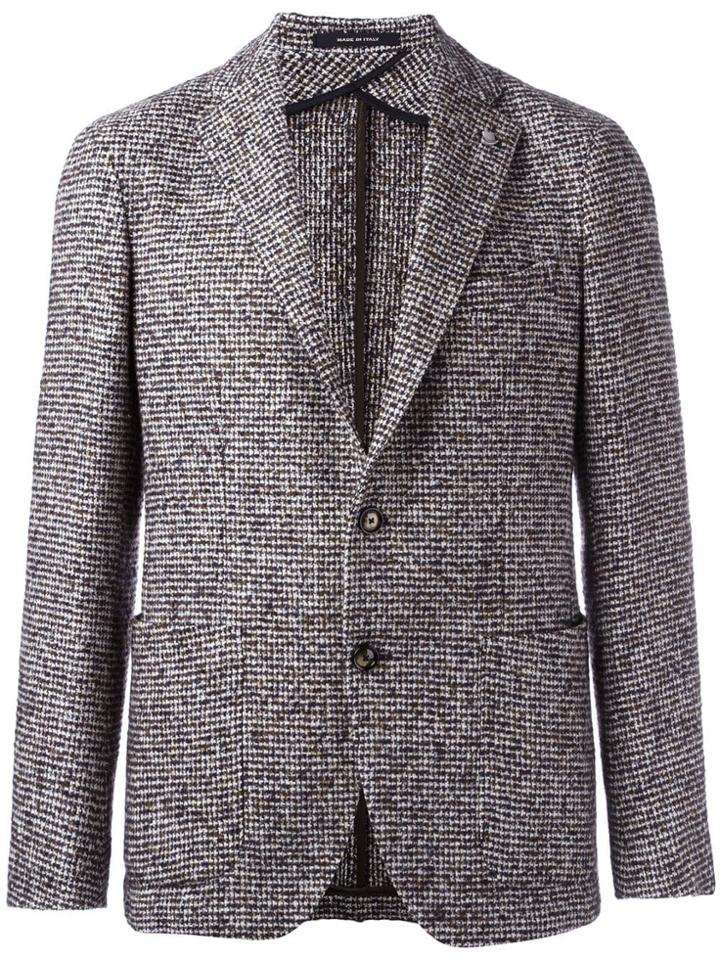 Tagliatore Two Buttoned Blazer - Multicolour