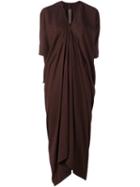 Rick Owens 'kite' Dress, Women's, Size: 40, Pink/purple, Silk/viscose
