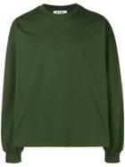 Sunnei Backpack Appliqué Sweatshirt - Green