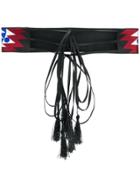 Katya Dobryakova Circles Ornament Belt - Black