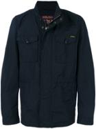 Woolrich Fitted Lightweight Jacket - Blue