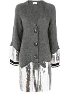 Aviù Button Up Cardigan - Grey