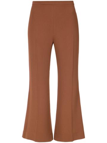 Andrea Marques Flared Trousers - Capuccino