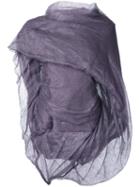 Rick Owens - Garland Wrap Top - Women - Linen/flax/cotton/spandex/elastane - 40, Pink/purple, Linen/flax/cotton/spandex/elastane