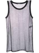 Dolce & Gabbana Netted Tank Top - Black