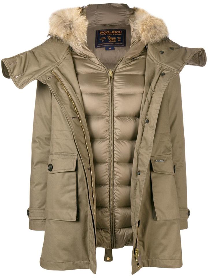 Woolrich Parka Jacket - Brown