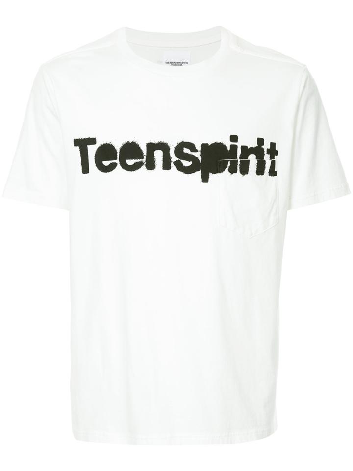Takahiromiyashita The Soloist Teen Spirit Slogan T-shirt - White