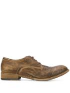 Artselab Distressed Effect Derby Shoes - Brown