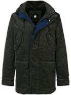G-star Raw Research Corduroy Parka Coat - Green