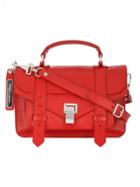 Proenza Schouler Red Ps1 Mini Leather Shoulder Bag