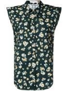 See By Chloé Floral Sleeveless Shirt - Green
