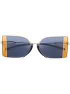Calvin Klein 205w39nyc Two-tone Sunglasses - Metallic