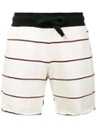 Osklen - Striped Bermuda Shorts - Men - Cotton - M, White, Cotton