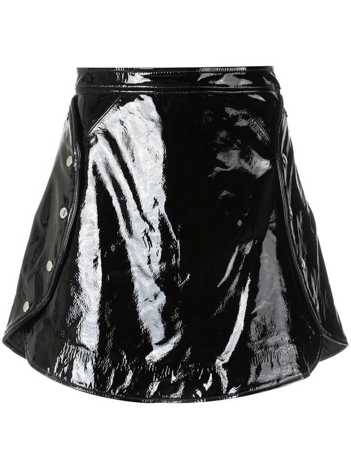 Olympiah - Patent Leather Skirt - Women - Leather - 38, Black, Leather