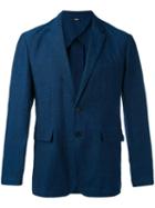 Burberry - Classic Blazer - Men - Cotton/linen/flax - 52, Blue, Cotton/linen/flax