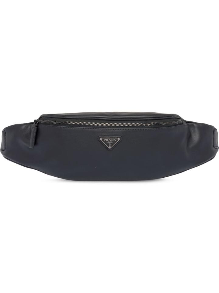 Prada Grace Lux Leather Belt Bag - Black