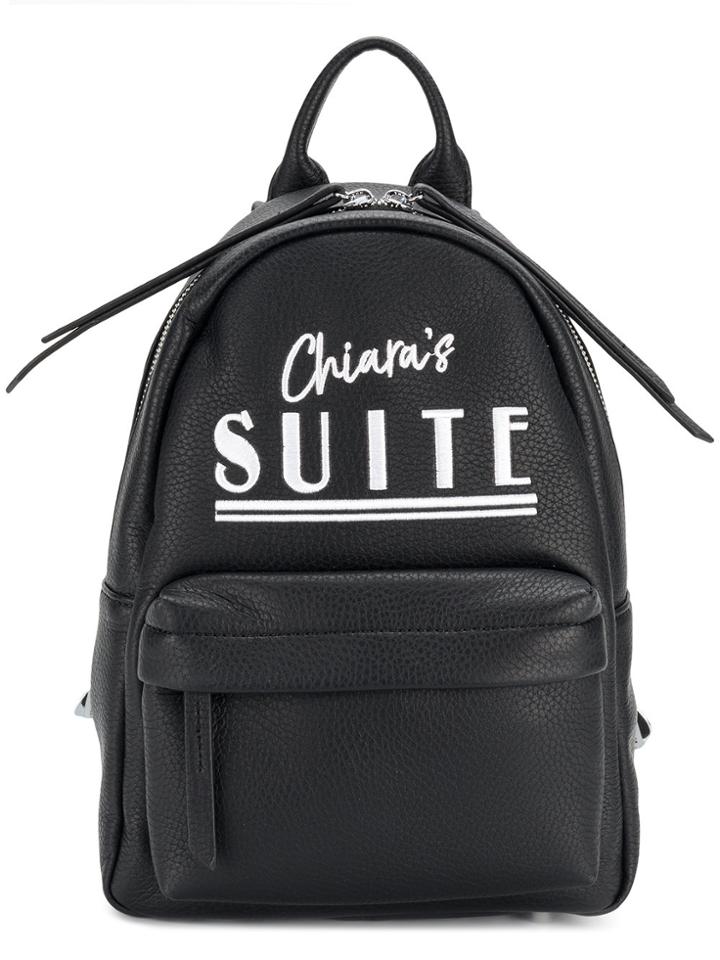 Chiara Ferragni Designer Print T-shirt - Black