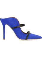 Malone Souliers 'maureen' Strappy Naked Heel Pumps - Blue
