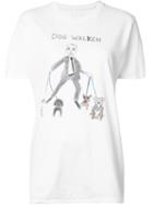 Unfortunate Portrait 'dog Walken' T-shirt, Women's, Size: Medium, White, Cotton