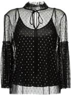 Alcaçuz Camelia Blouse - Black