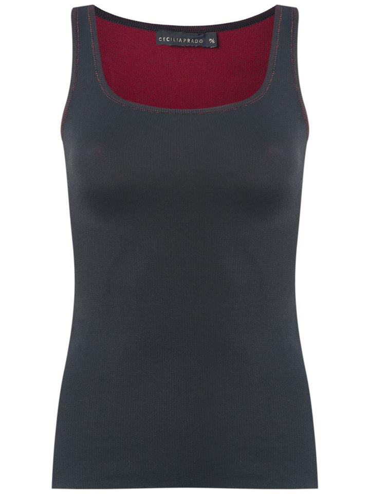 Cecilia Prado - Knit Top - Women - Acrylic/lurex/viscose - P, Black, Acrylic/lurex/viscose
