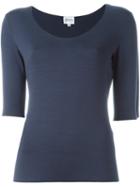 Armani Collezioni Scoop Neck T-shirt